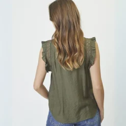Co'couture top - Caryn Frill army