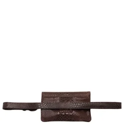 Depeche bumbag - Bæltetaske brown croco