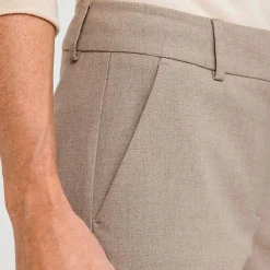 Five Units bukser - Dena 438 Long dark sand melange