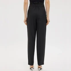 Five Units bukser - Emilia 096 Regular raven jaquard stripe