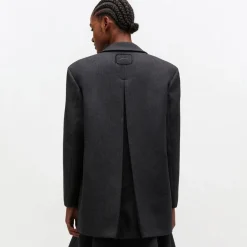 Ganni blazer - A1020022 Wool Suiting phantom