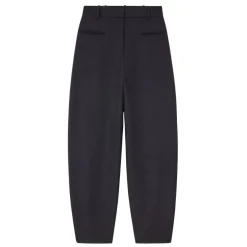 Ganni bukser - A1080037 Wool Suiting phantom