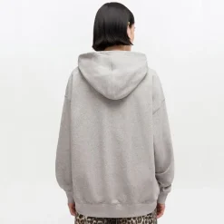 Ganni hoodie - A1060024 Isoli Beaded Baby Tiger Print paloma