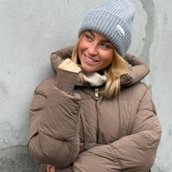 Ganni hue - A4429 Oversized Wool Rib paloma melange