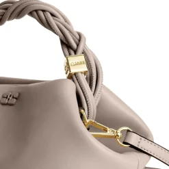 Ganni taske - A5245 Bou Bag oyster gray