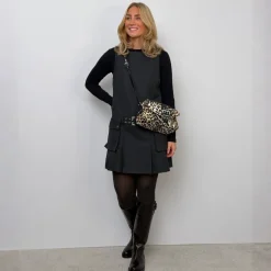 Ganni taske - A6535 Bucky Camera leopard