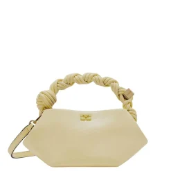 Ganni taske - B2100148 Bou Mini yellow cream