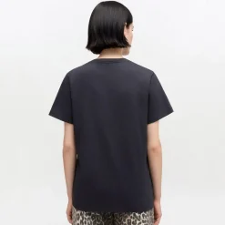 Ganni t-shirt - A1050057 Basic Cotton Jersey phantom