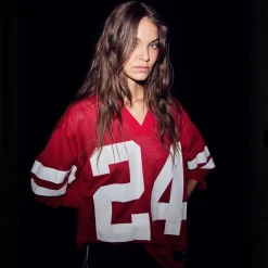 Haute L'amitié bluse - Drift Number LS red