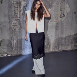 Haute L'amitié bukser - Premiere Pleat pearl