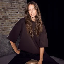 Haute L'amitié sweatshirt - Maxi Split SS Logo antracit