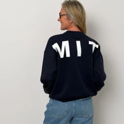 Haute L'amitié sweatshirt - Maxi Split Logo navy