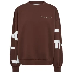 Haute L'amitié sweatshirt - Maxi Split Logo mocca