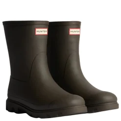 Hunter gummistøvler - Downpour Short Insulated chocolate brown