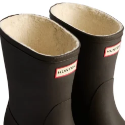 Hunter gummistøvler - Downpour Short Insulated chocolate brown