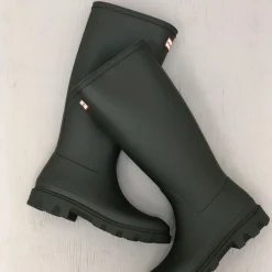 Hunter gummistøvler - Unisex Downpour Tall dov/dark olive