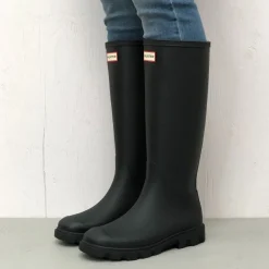 Hunter gummistøvler - Unisex Downpour Tall black/black