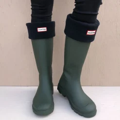 Hunter strømper - Fleece Tall black