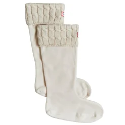 Hunter strømper - Stitch Cable Tall Boot hunter white