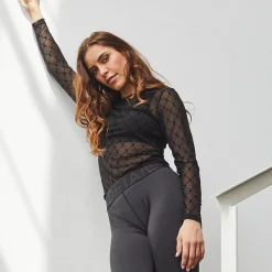 Hype The Detail bluse - 3-300-14-9 Mesh black