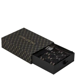 Hype The Detail strømper - 3-21550-75-9003 black/silver/brown