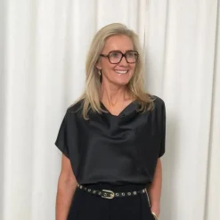 Imperial bluse - TK43EDG nero