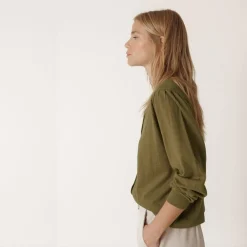 Indi & Cold cardigan - Chaqueta TK506 khaki