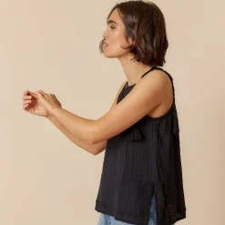 Indi & Cold top - BK206 camisa negro