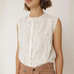 Indi & Cold top - Camisa MC126 crudo