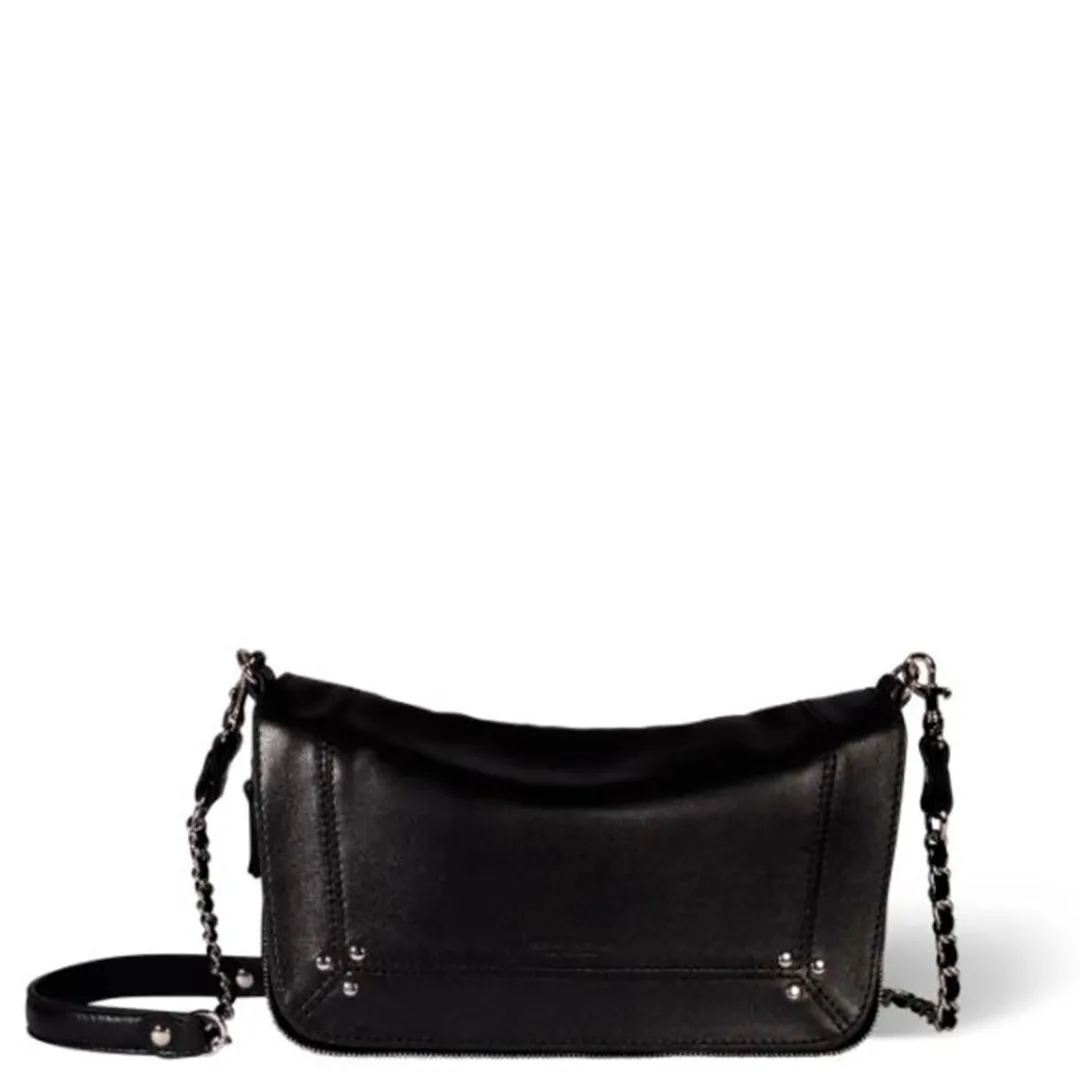 Jerome Dreyfuss taske - Bobi S agneau noir silver