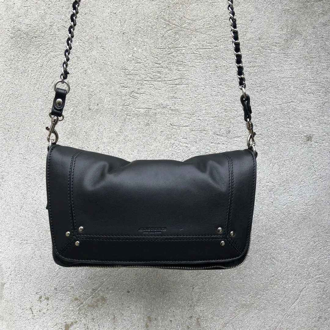Jerome Dreyfuss taske - Bobi S agneau noir silver