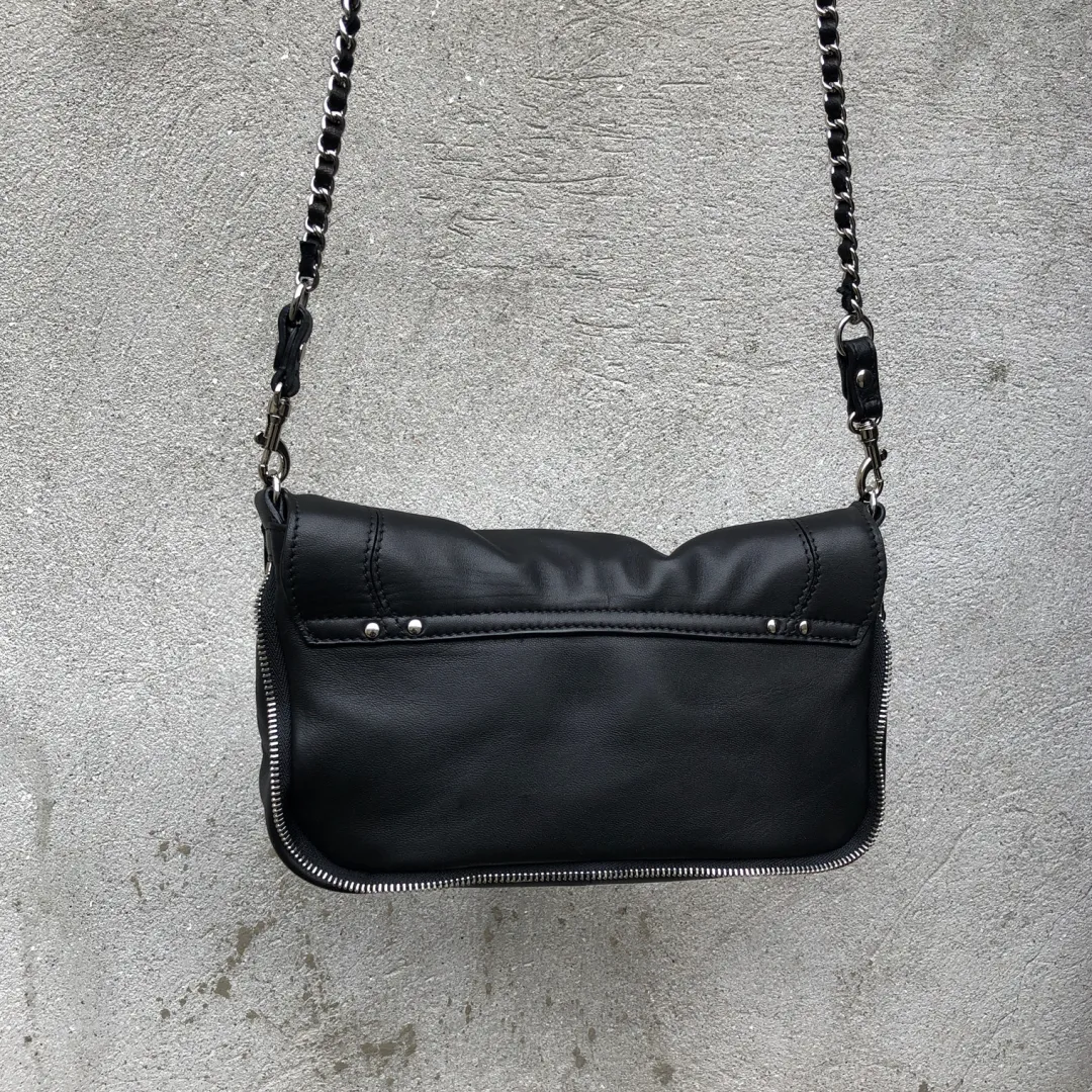 Jerome Dreyfuss taske - Bobi S agneau noir silver