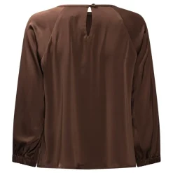 Karmamia Copenhagen bluse - Rachel semi rich brown