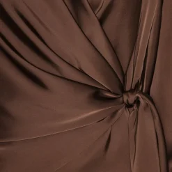 Karmamia Copenhagen bluse - Ines semi rich brown