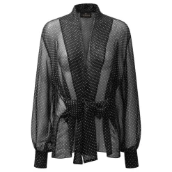 Karmamia Copenhagen bluse - Lola Wrap petit dot