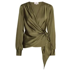 Karmamia Copenhagen bluse - Ines semi rich olive