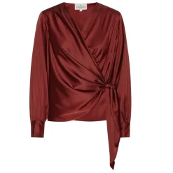 Karmamia Copenhagen bluse - Ines bordeaux