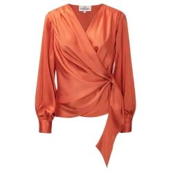 Karmamia Copenhagen bluse - Ines rich sunset