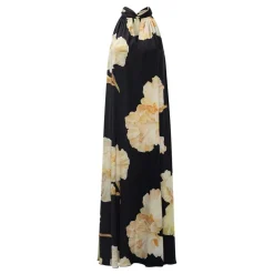 Karmamia Copenhagen kjole - Heather gold maxi flower