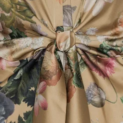 Karmamia Copenhagen kjole - Faye Maxi taupe bloom