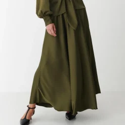 Karmamia Copenhagen nederdel - Savannah semi rich olive