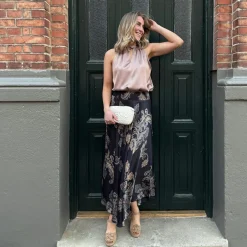 Karmamia Copenhagen nederdel - Savannah pearson paisley blue