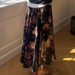 Karmamia Copenhagen nederdel - Savannah scarlett flower