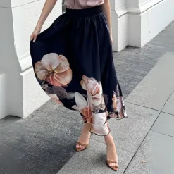 Karmamia Copenhagen nederdel - Savannah maxi blossom