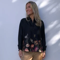 Karmamia Copenhagen skjorte - Joseph black blossom