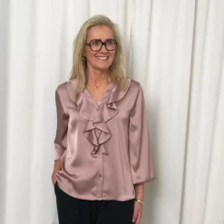 Karmamia Copenhagen skjorte - Sophia semi rich vintage rose