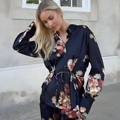 Karmamia Copenhagen skjorte - Edie poppy bouquet