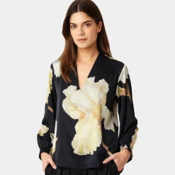 Karmamia Copenhagen skjorte - Jody gold maxi flower