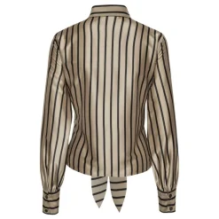 Karmamia Copenhagen skjorte - Lee tan stripe