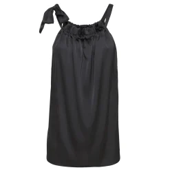 Karmamia Copenhagen top - Ruffle Tie black